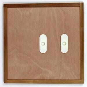 Crown Board with 2 Porter Bee Escapes for a National Hive 74232